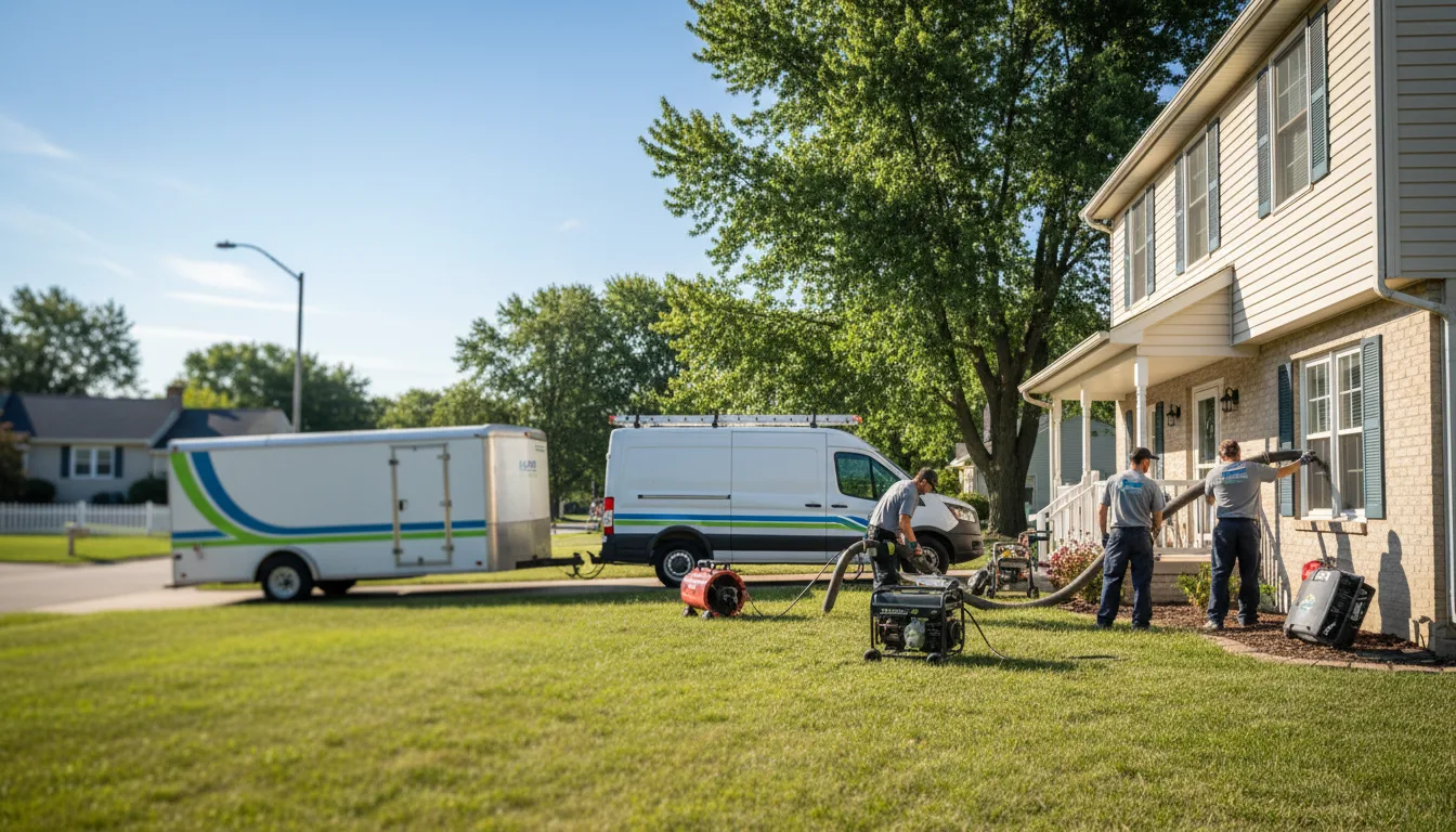 Flooded Basement Restoration And Cleanup With Repair in Redfield, KS near me